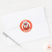 Cottbus Round Embleem Ronde Sticker (Envelop)