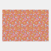  Cottcore Boho Ditsy Flowers Pastels Inpakpapier Vel (Voorkant)