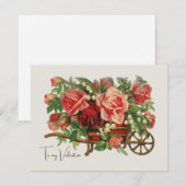 Cottcore  Bouquet Valentijn's Holiday Feestdagenkaart (Voorkant / Achterkant)