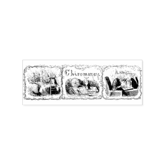 Cottcore Chiromancy Rubber Stamp Rubberstempel (Afrduk)