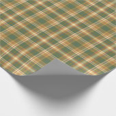 Cottcore Earth Tones Tartan Pset Cadeaupapier (Hoek)