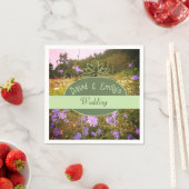 Cottcore Flower Meadow Wedding Servet (Insitu)