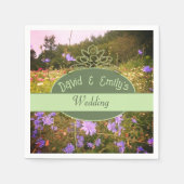 Cottcore Flower Meadow Wedding Servet (Voorkant)