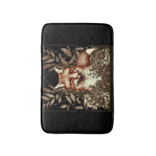 Cottcore Fox  Badmat (Voorkant Verticaal)