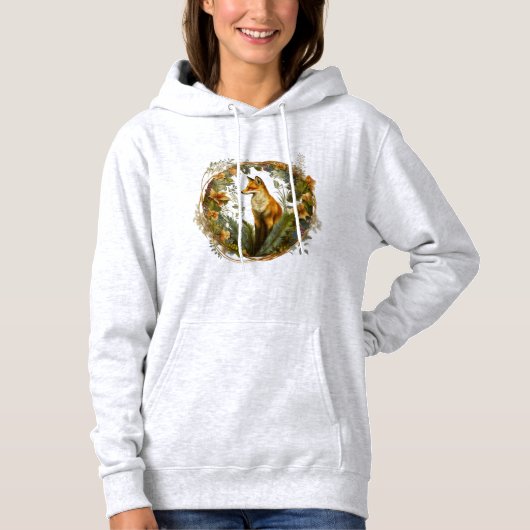 Cottcore Fox  Hoodie (Voorkant)
