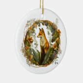 Cottcore Fox Keramisch Ornament (Rechts)