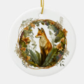 Cottcore Fox  Keramisch Ornament (Voorkant)