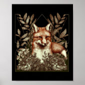 Cottcore Fox Poster (Voorkant)