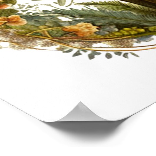 Cottcore Fox  Poster (Hoek)