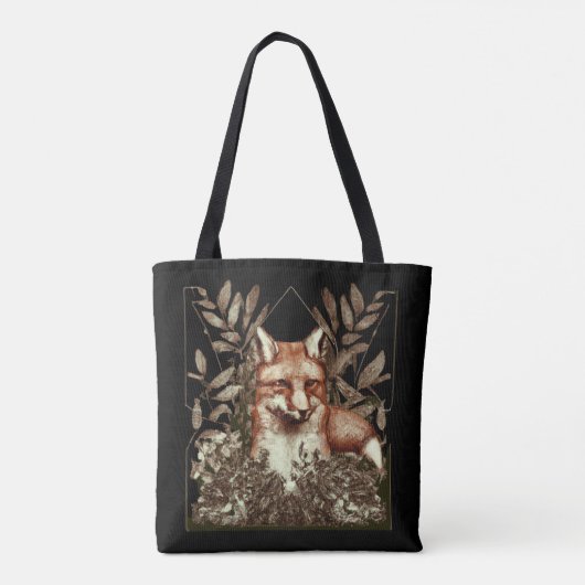 Cottcore Fox  Tote Bag (Achterkant)