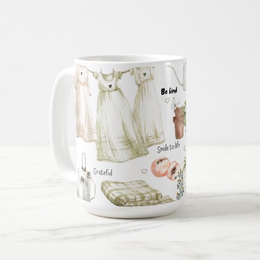 Cottcore Koffiemok (Voorkant links)