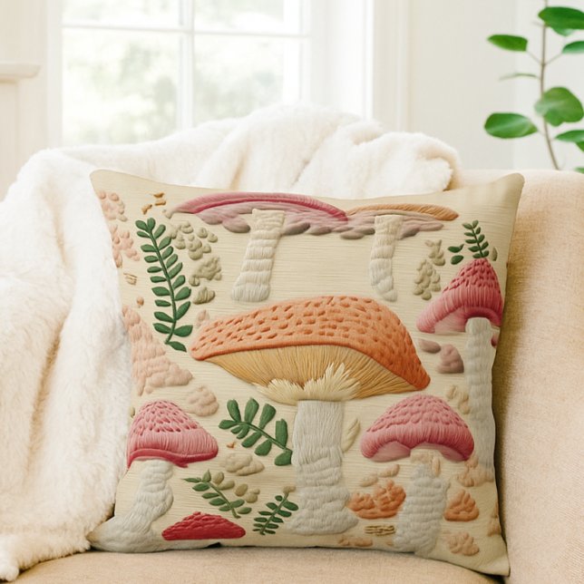 Cottcore paddenstoel Sierkussen (Creator heeft geüpload)