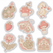 Cottcore Sticker (Voorkant)