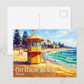 Cottesloe Beach Australië Briefkaart (Voorkant / Achterkant)