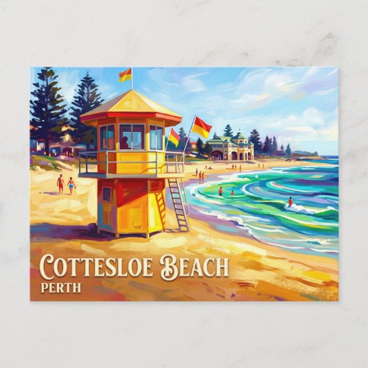 Cottesloe Beach Australië Briefkaart (Voorkant)