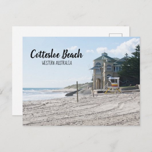 Cottesloe Beach, Perth Briefkaart (Voorkant / Achterkant)