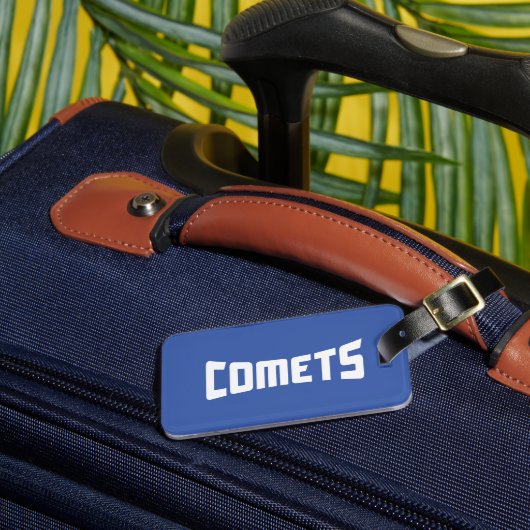 Cottey College Comets Bagagelabel (Voorkant Insitu 3)