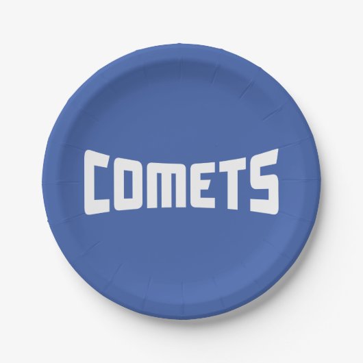 Cottey College Comets Papieren Bordje (Voorkant)