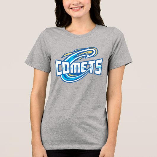 Cottey College Comets Tri-Blend Shirt (Voorkant)
