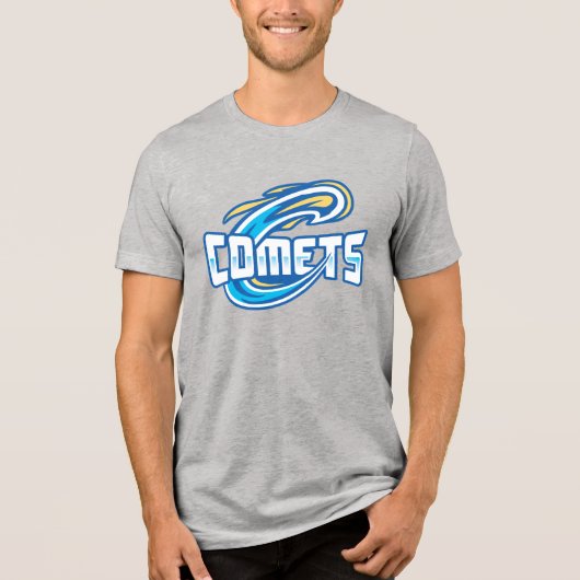 Cottey College Comets Tri-Blend Shirt (Voorkant)