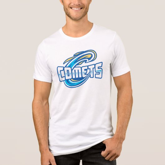 Cottey College Comets Tri-Blend Shirt (Voorkant)