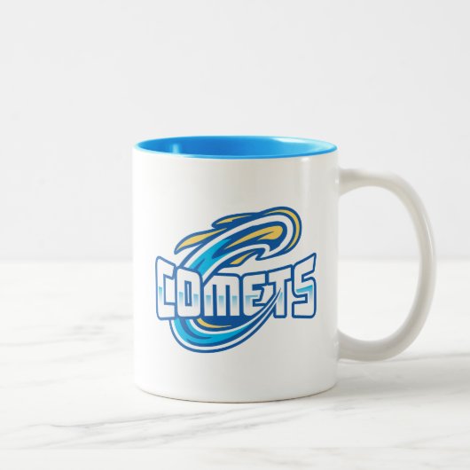 Cottey College Comets Tweekleurige Koffiemok (Rechts)