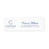 Cottey College Etiket (Voorkant)