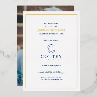 Cottey College Folie Uitnodiging