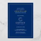 Cottey College Folie Uitnodiging (Voorkant)