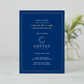 Cottey College Folie Uitnodiging (Staand Voorkant)