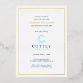 Cottey College Folie Uitnodiging (Voorkant)