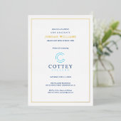 Cottey College Folie Uitnodiging (Staand Voorkant)