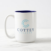 Cottey College Tweekleurige Koffiemok (Links)