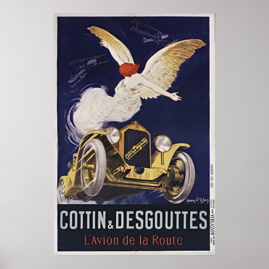 Cottin & Desgouttes Auto Poster (Voorkant)