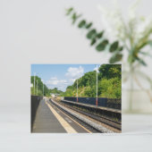 Cottingley Railway Station, Leeds Briefkaart (Staand voorkant)