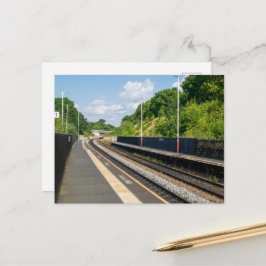 Cottingley Railway Station, Leeds Briefkaart