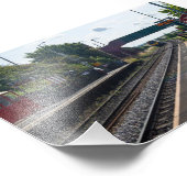 Cottingley Railway Station, Leeds Foto Afdruk (Hoek)