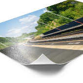 Cottingley Railway Station, Leeds Foto Afdruk (Hoek)