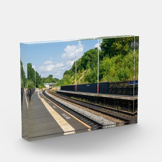 Cottingley Railway Station, Leeds Fotoblokken (Links)