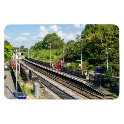 Cottingley Railway Station, Leeds Magneet (Horizontaal)