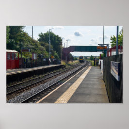 Cottingley Railway Station, Leeds Poster