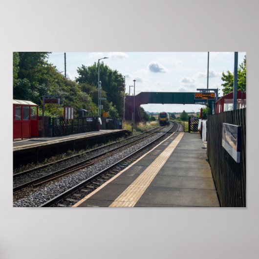 Cottingley Railway Station, Leeds Poster (Voorkant)