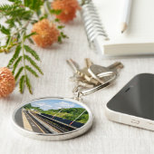 Cottingley Railway Station, Leeds Sleutelhanger (Zijkant)