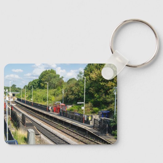 Cottingley Railway Station, Leeds Sleutelhanger (Voorkant)