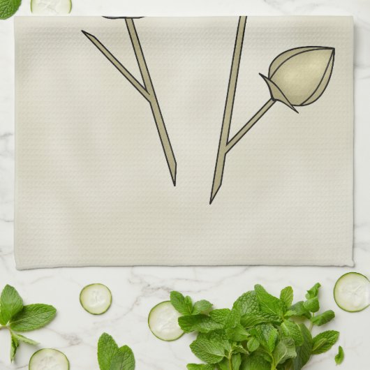 Cotton Boll Kitchen Towel Theedoek (Gevouwen)