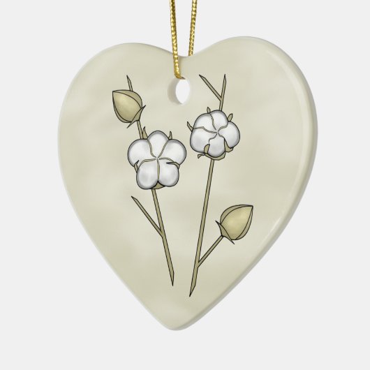 Cotton Boll Ornament (Links)