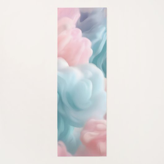 Cotton Candy Abstract Yogamat (Achterkant)