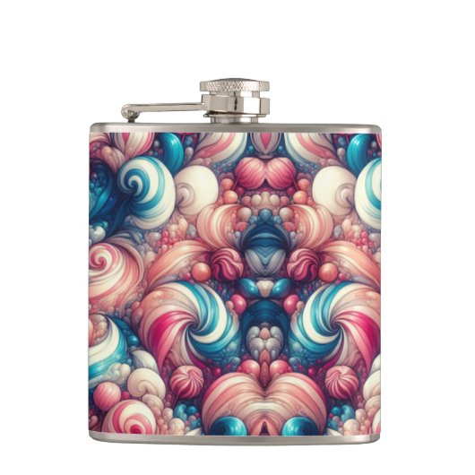 Cotton Candy Bubblegum Heupfles (Voorkant)