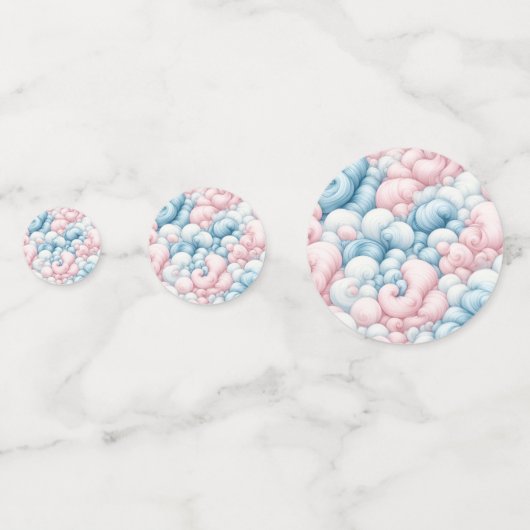 Cotton Candy Clouds Confetti (Achterkanten)