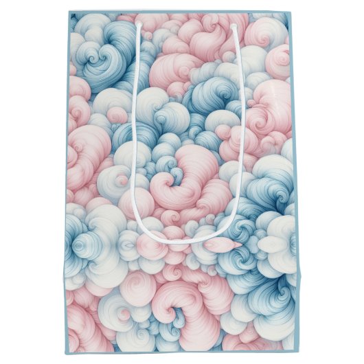 Cotton Candy Clouds Medium Cadeauzakje (Achterkant)